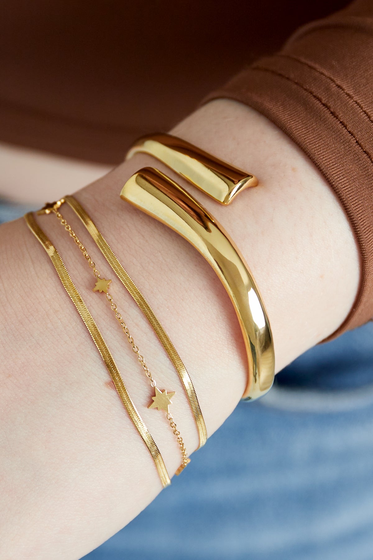 golden layers armband