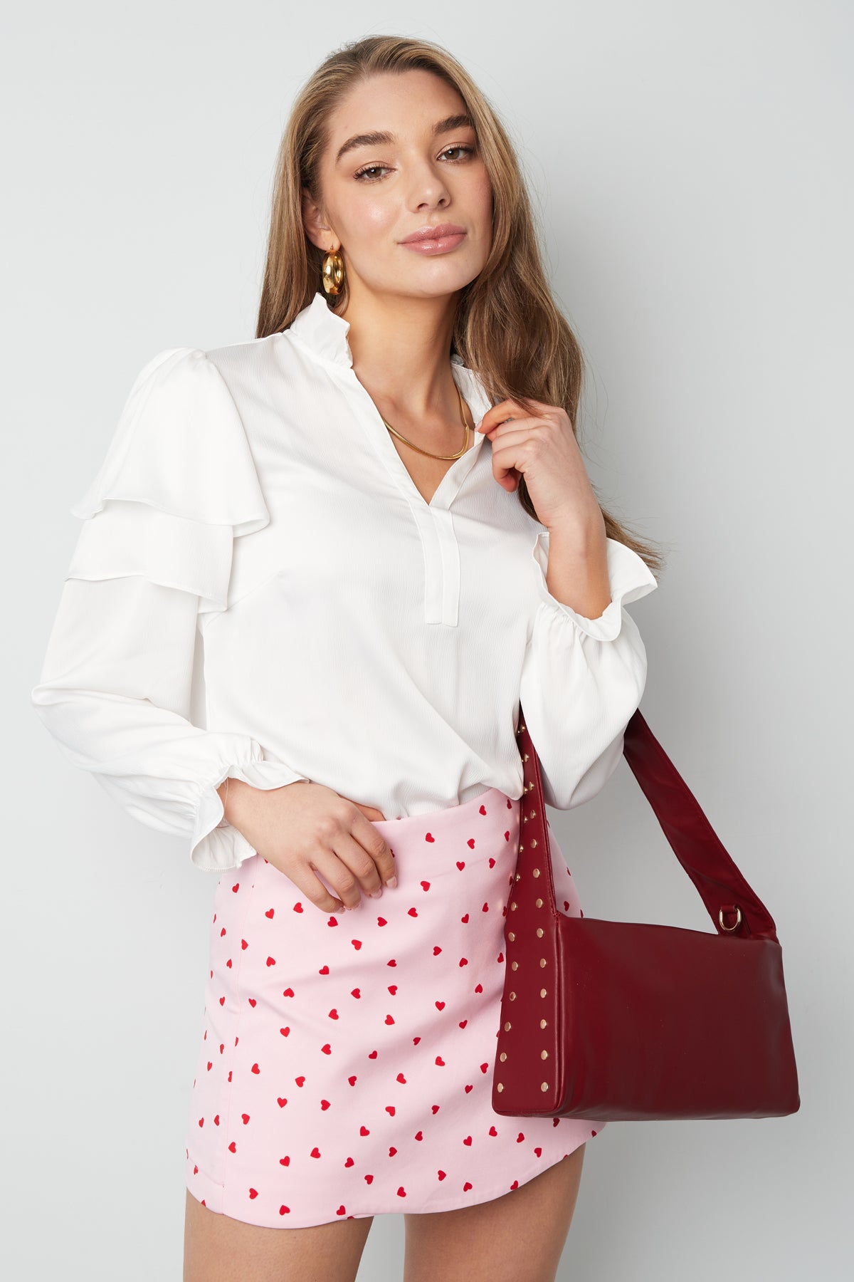 Tas babe op de vlucht