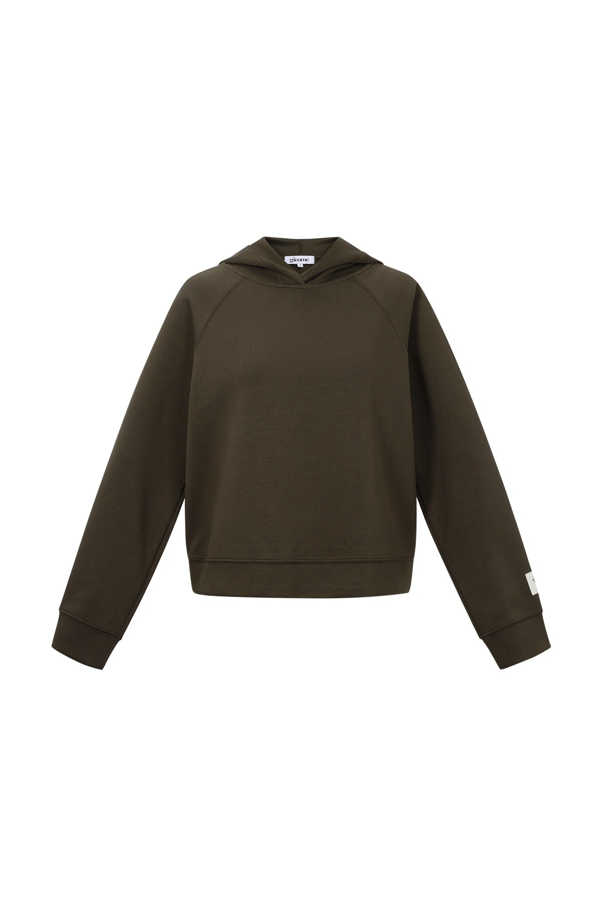 Gebreide Polyestervezel Vrouwen Hoodie Sportief Eenvoudige Kleur