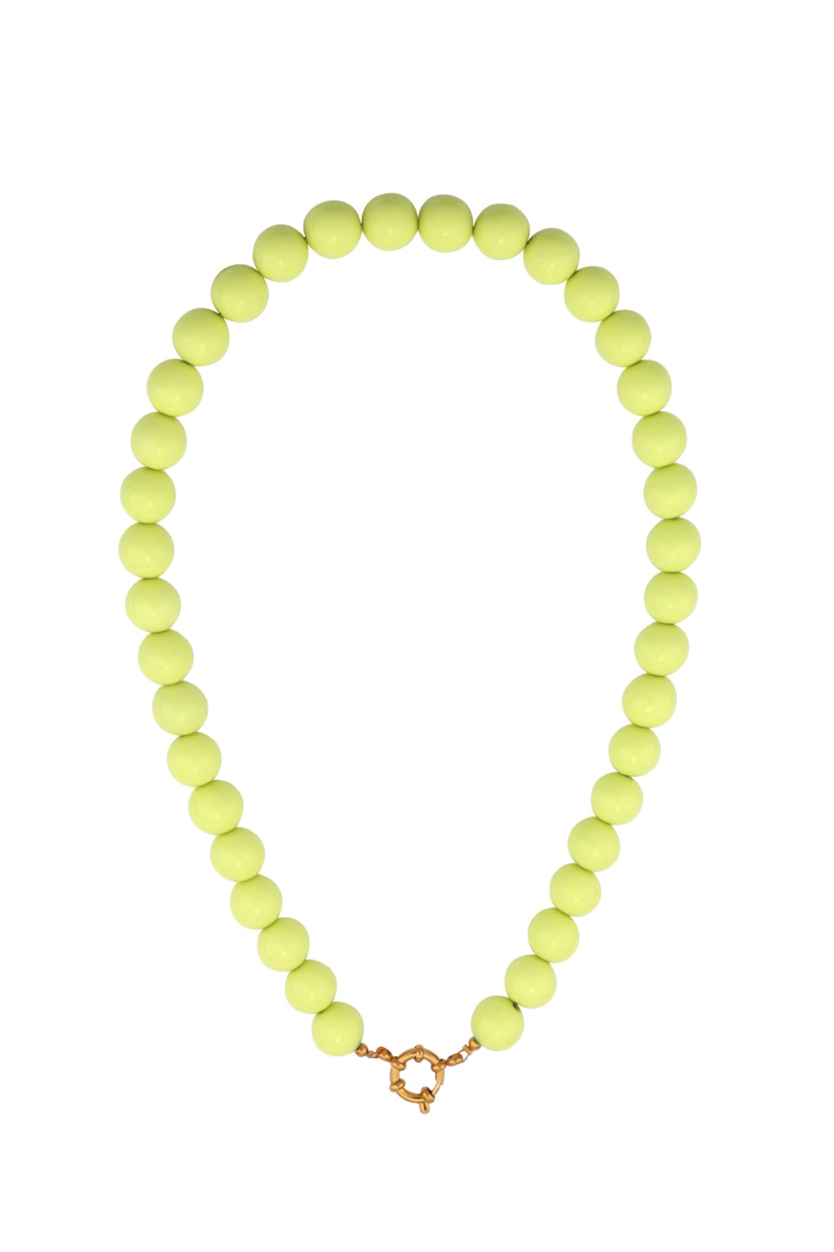 Gekleurde kleine kralenketting-12mm
