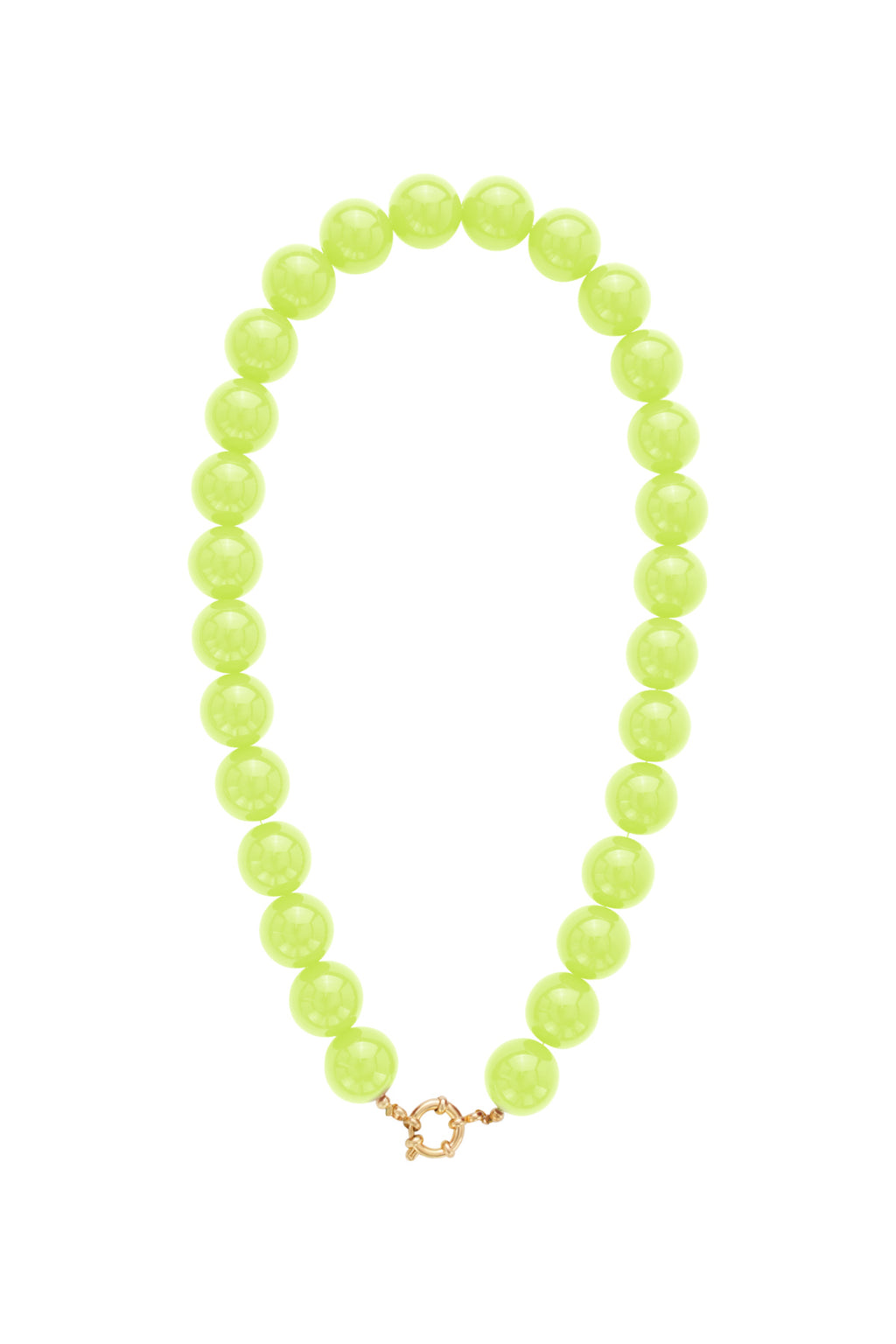 Hars kralen kettingen kralen casual dagelijks eenvoudig serie dames sieraden-15mm