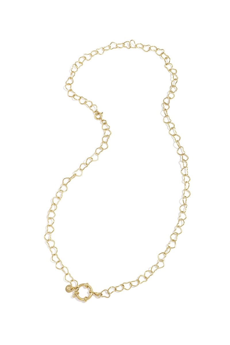 2-in-1 ketting armband met hartvormige schakelsRojaluxe