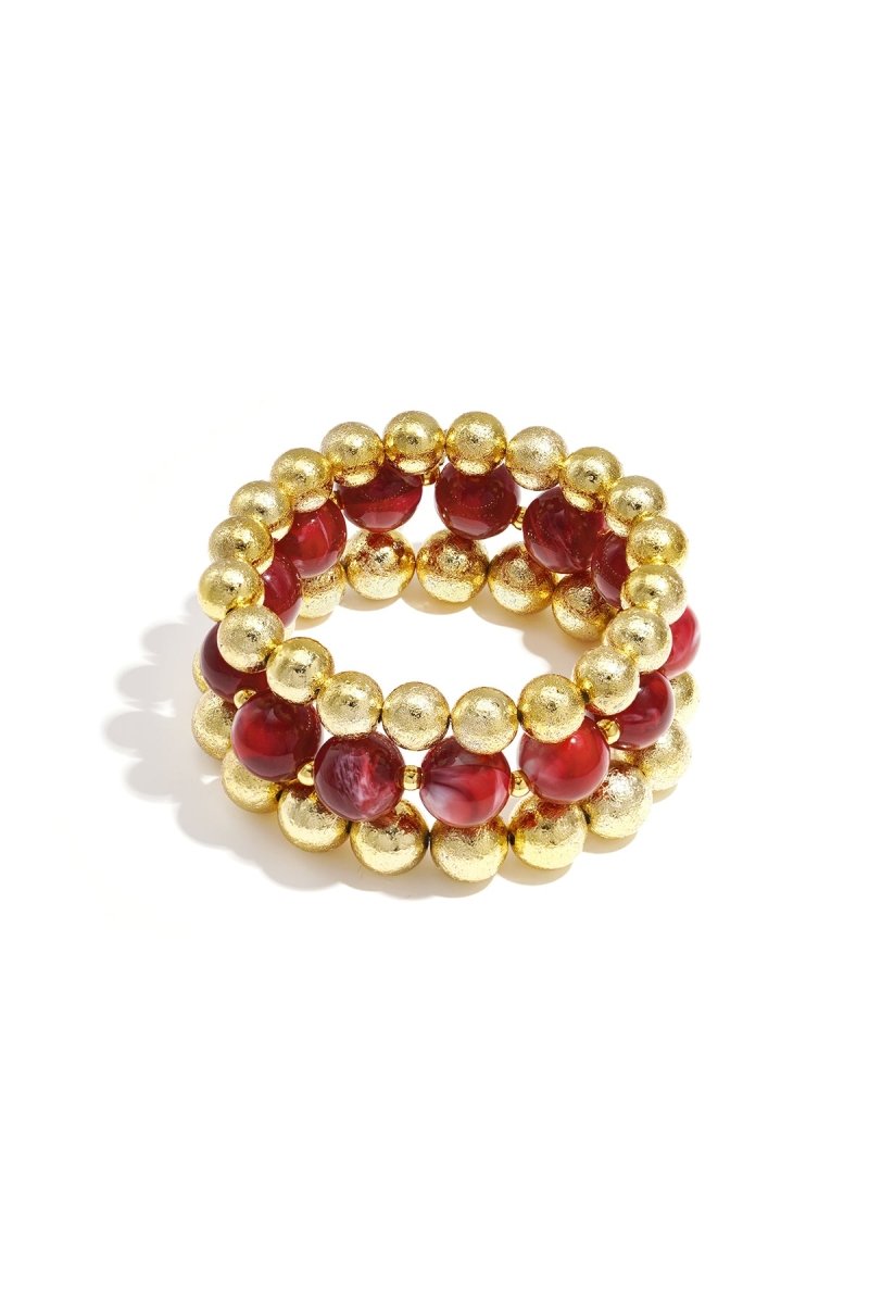 3 dubbele kralenarmband – 4 kleurenRojaluxe