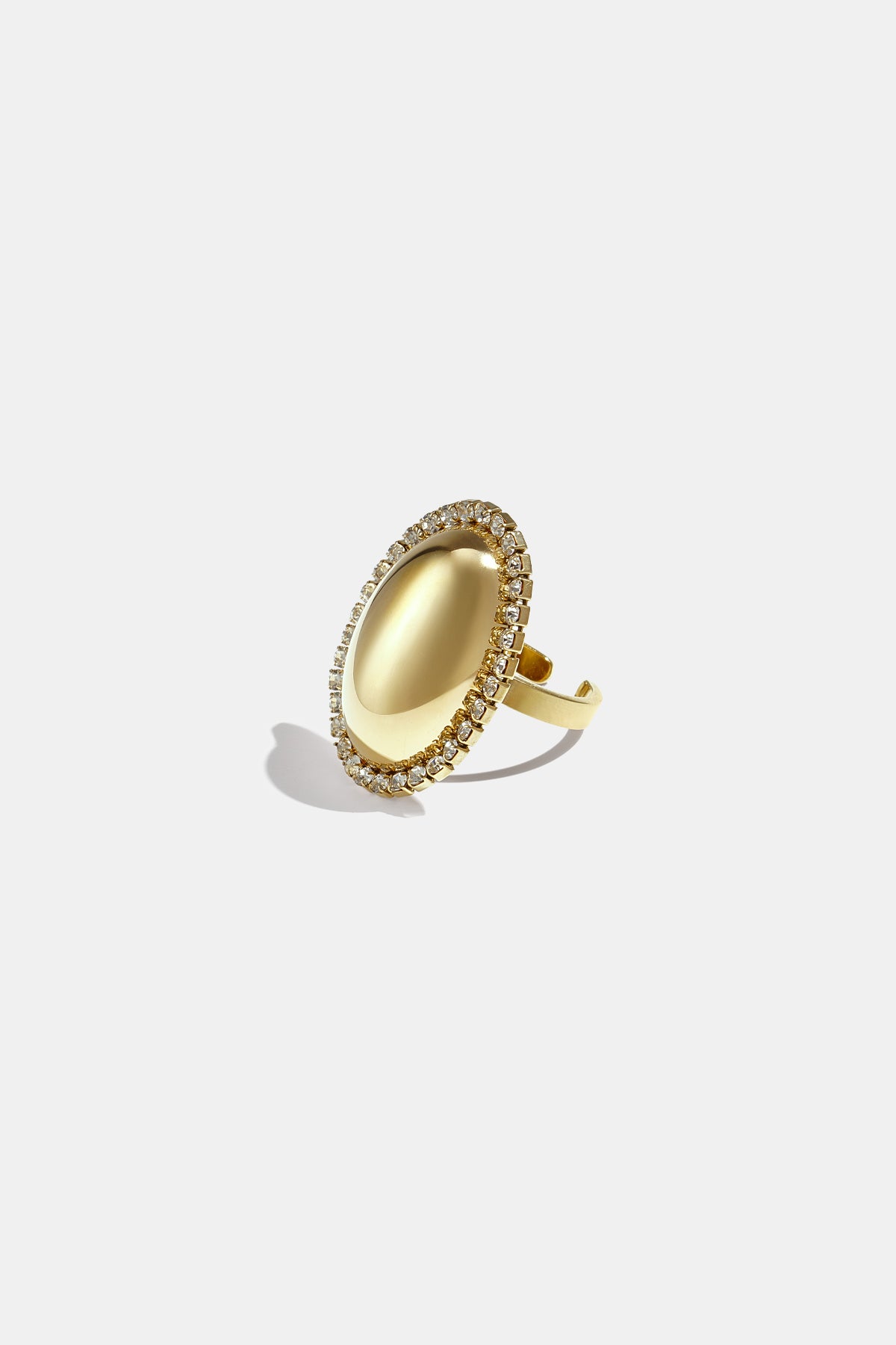 Opvallende ringen van roestvrij staal met een onregelmatige vorm, casual en eenvoudig, uit de Casual Daily Simple-serie voor dames.
