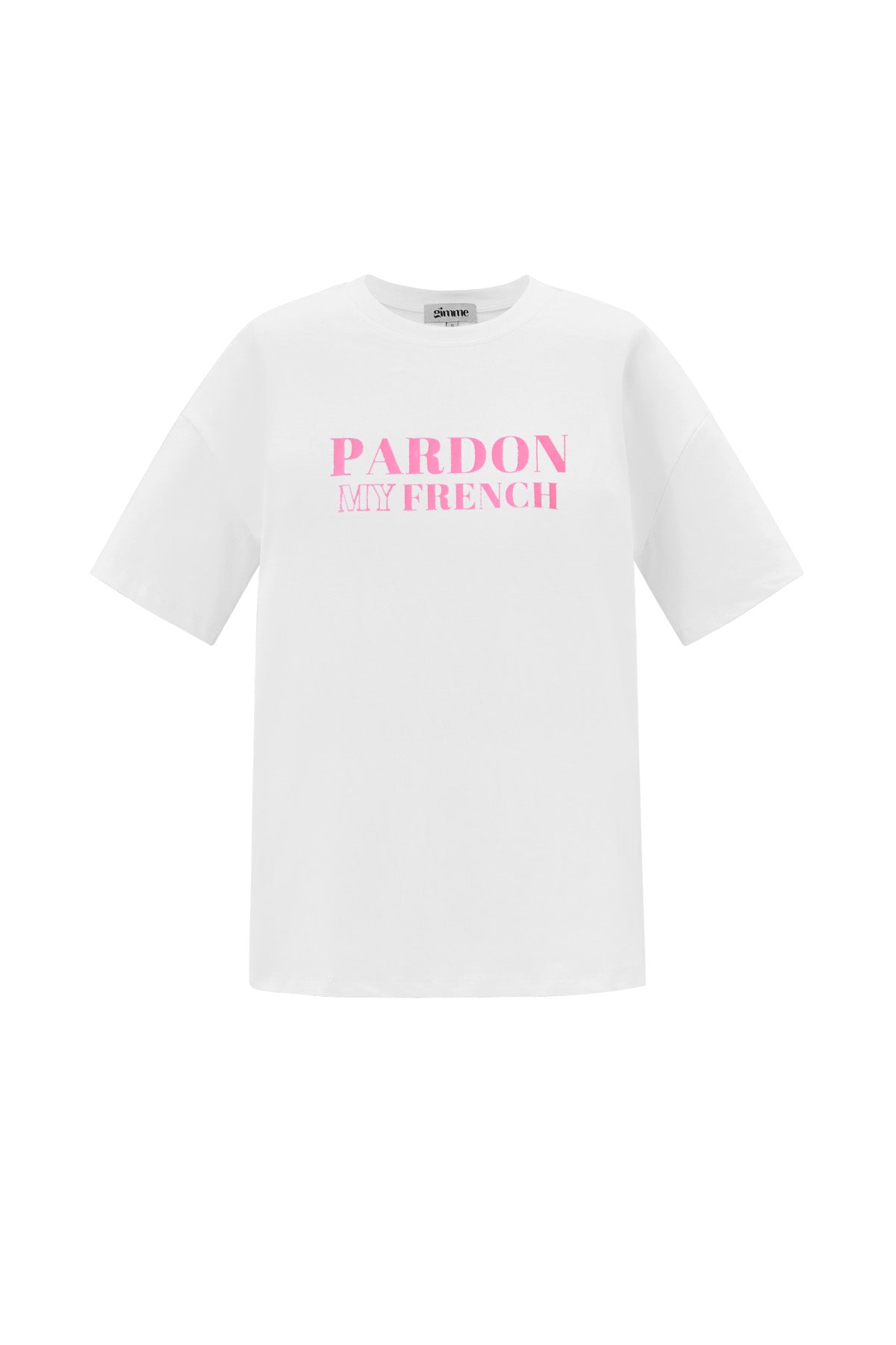 Cotton Vrouwen T-shirt Casual Letters