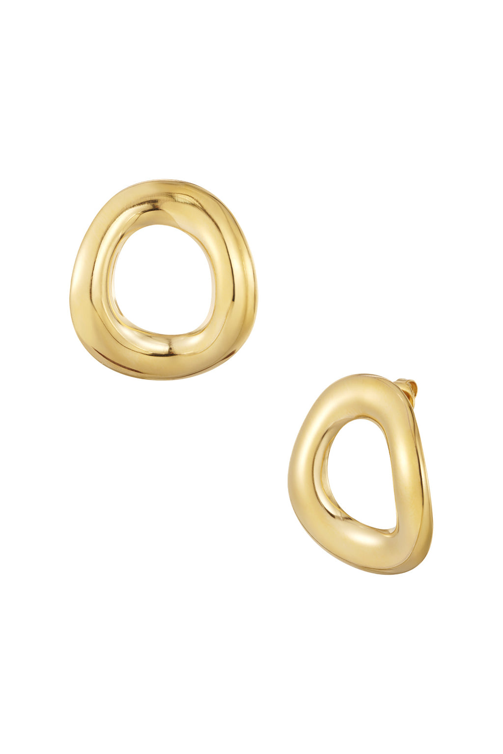 Organic Hoops oorbellen