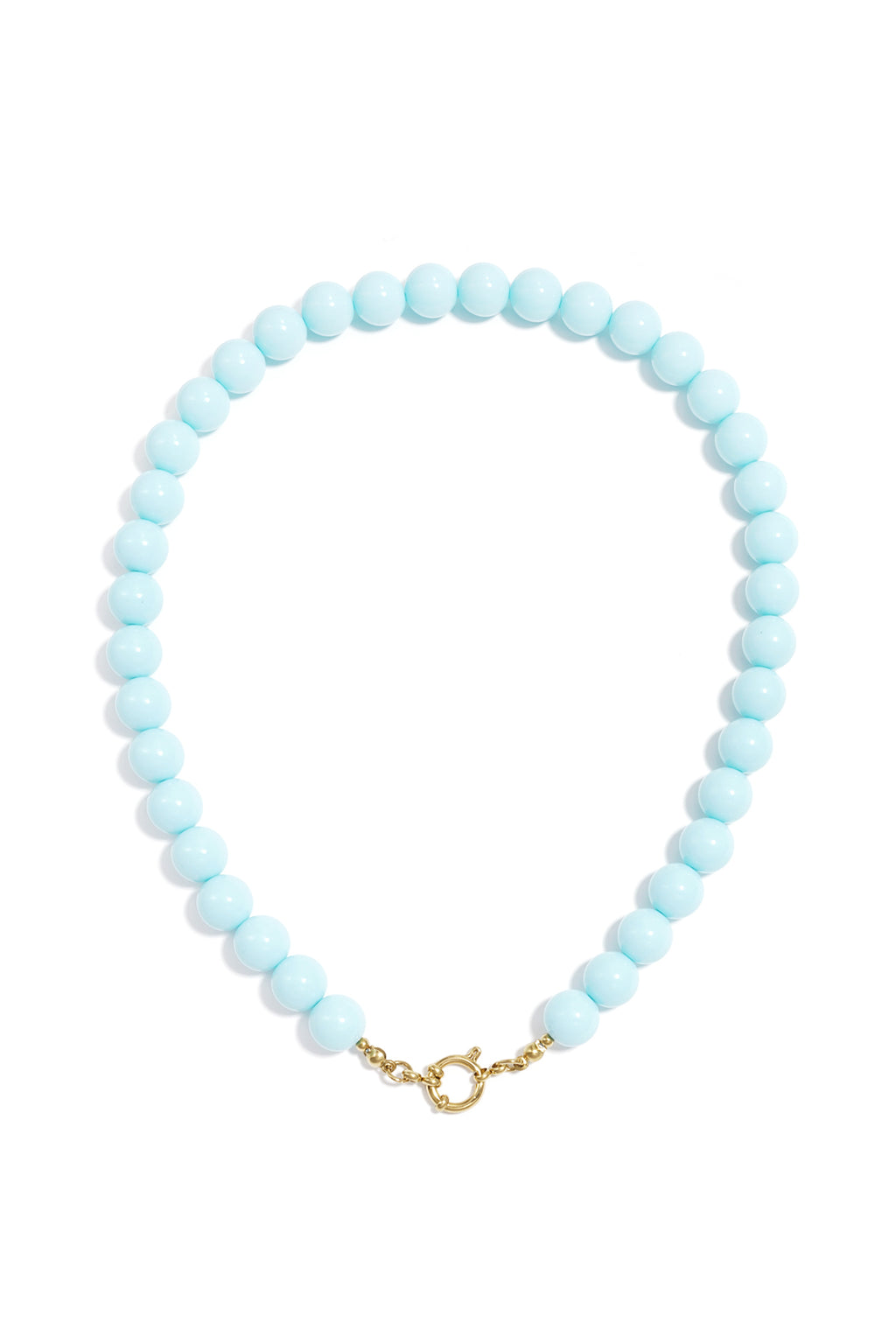 Gekleurde kleine kralenketting-12mm