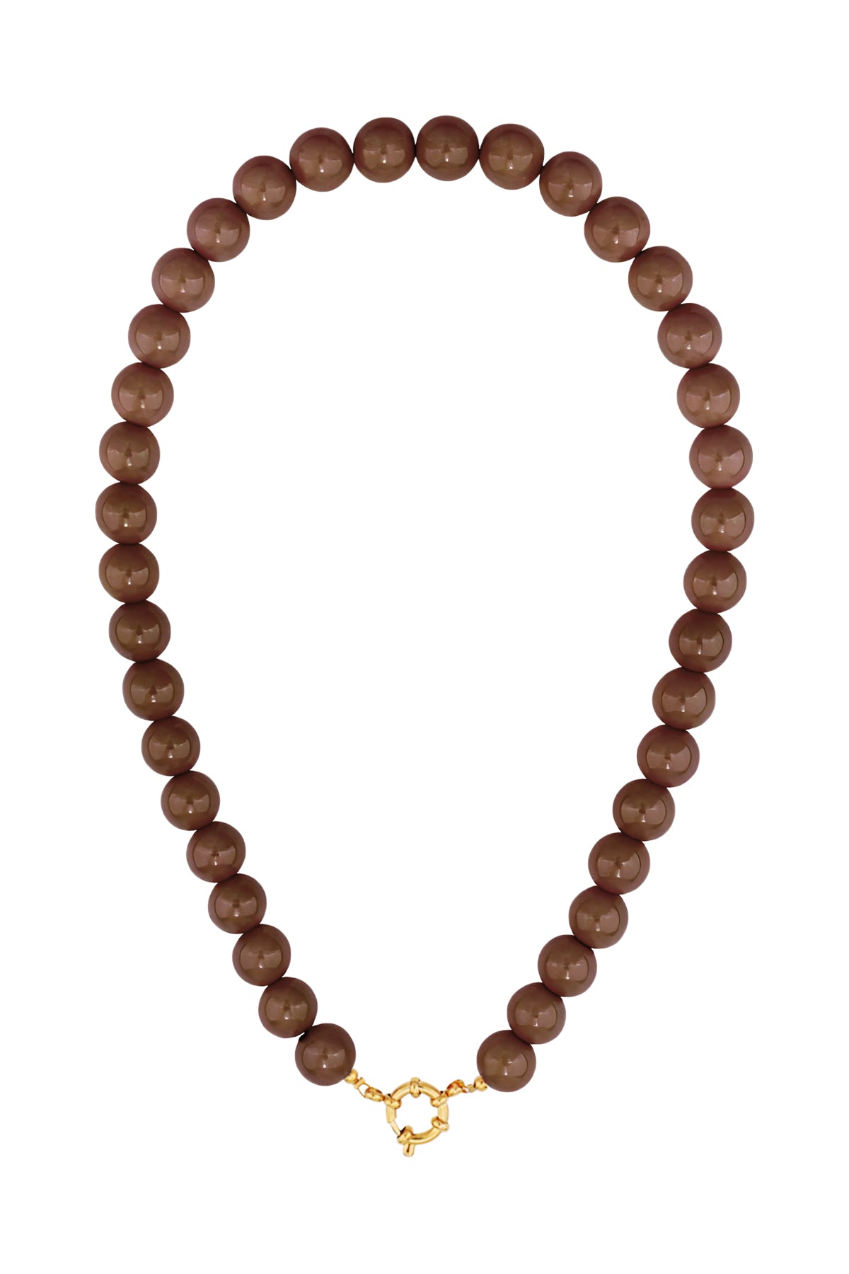 Gekleurde kleine kralenketting-12mm