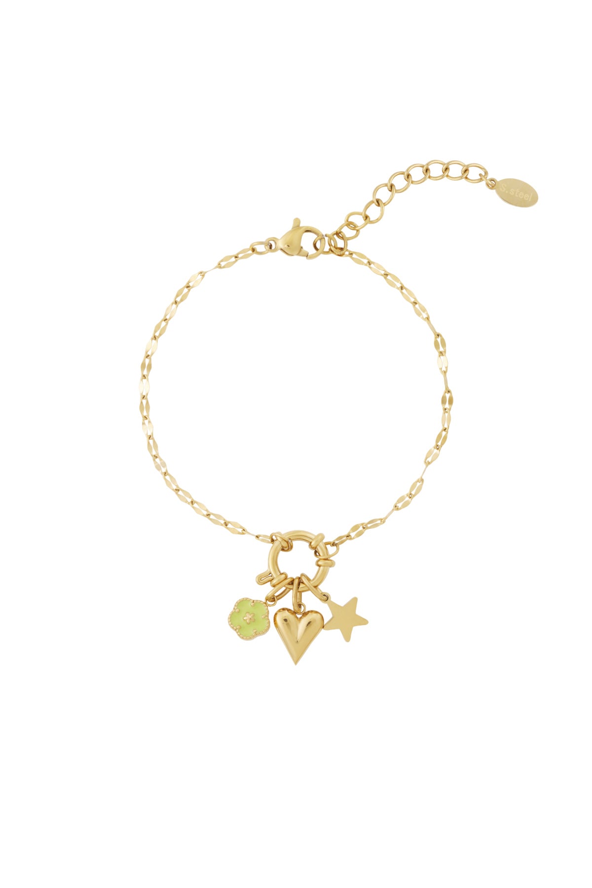 Gedetailleerde DIY-bloemarmband