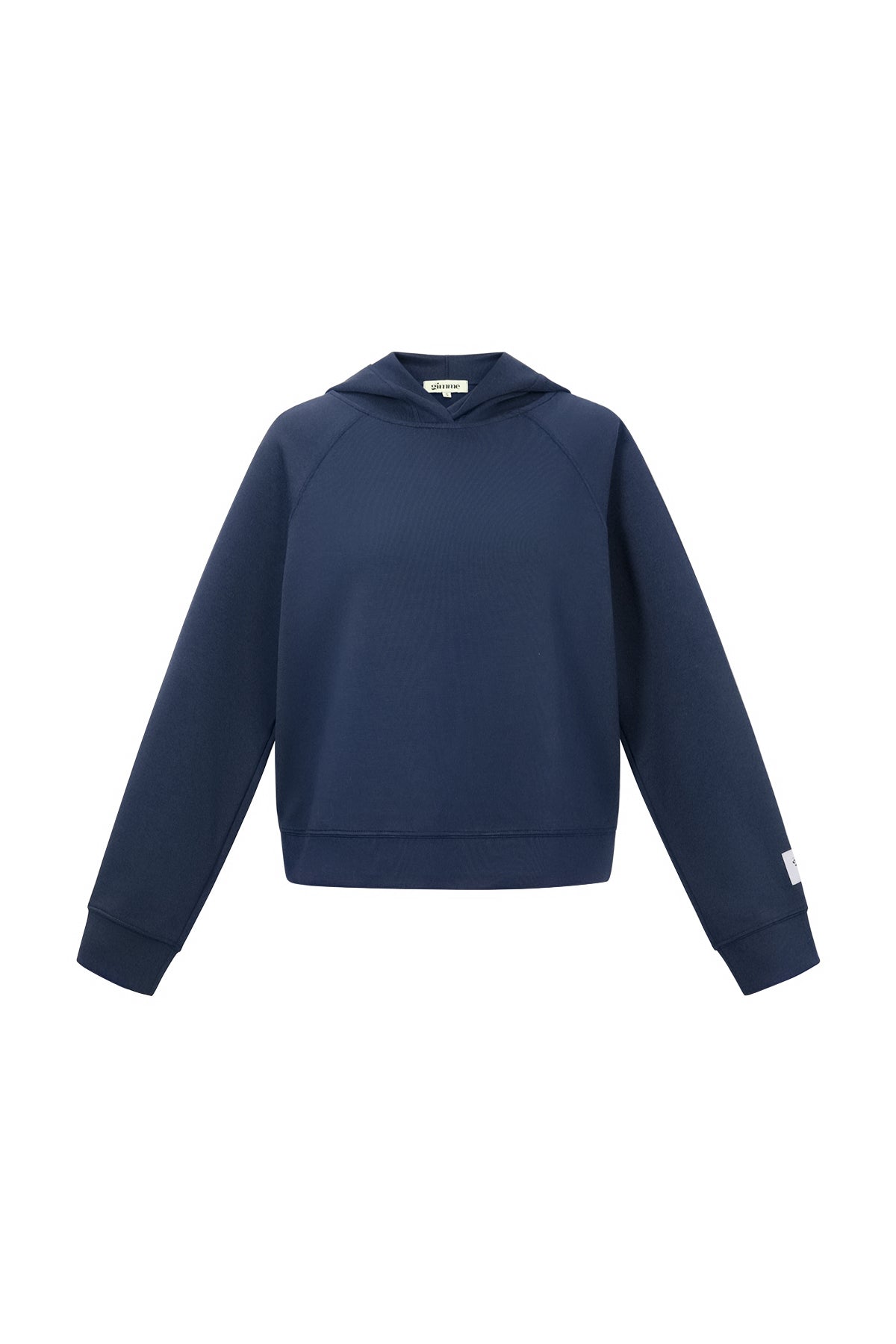 Gebreide Polyestervezel Vrouwen Hoodie Sportief Eenvoudige Kleur