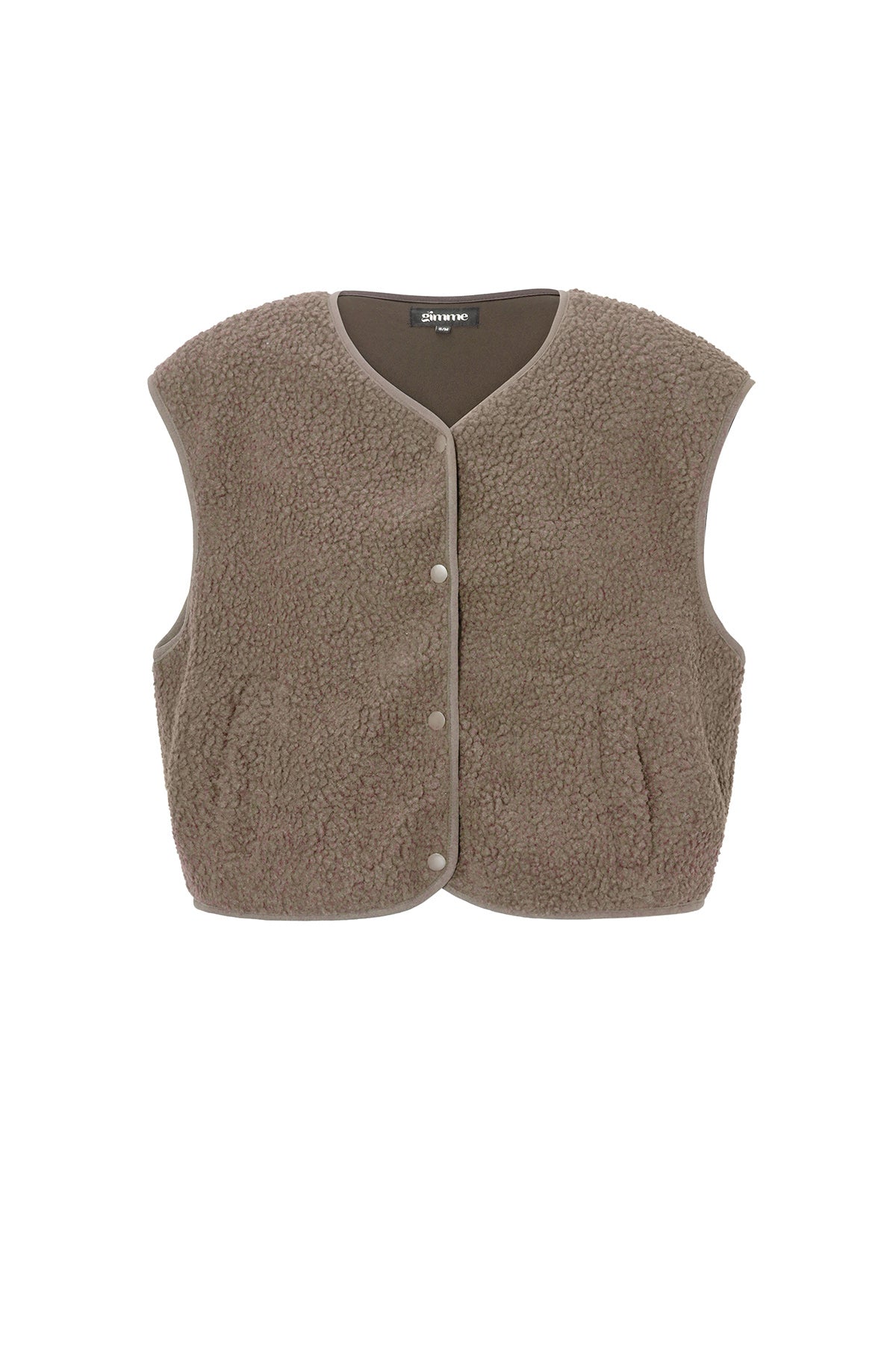 Geweven Polyestervezel Vrouwen Vest Casual Solide Kleur Herfst/Winter