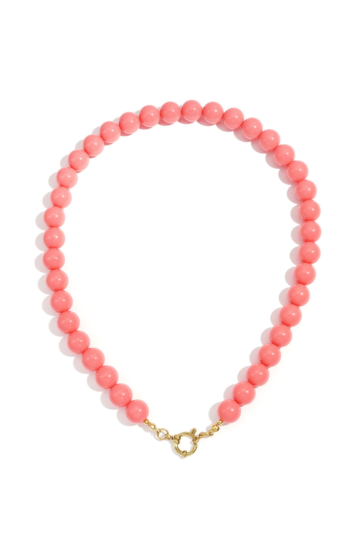 Gekleurde kleine kralenketting-12mm