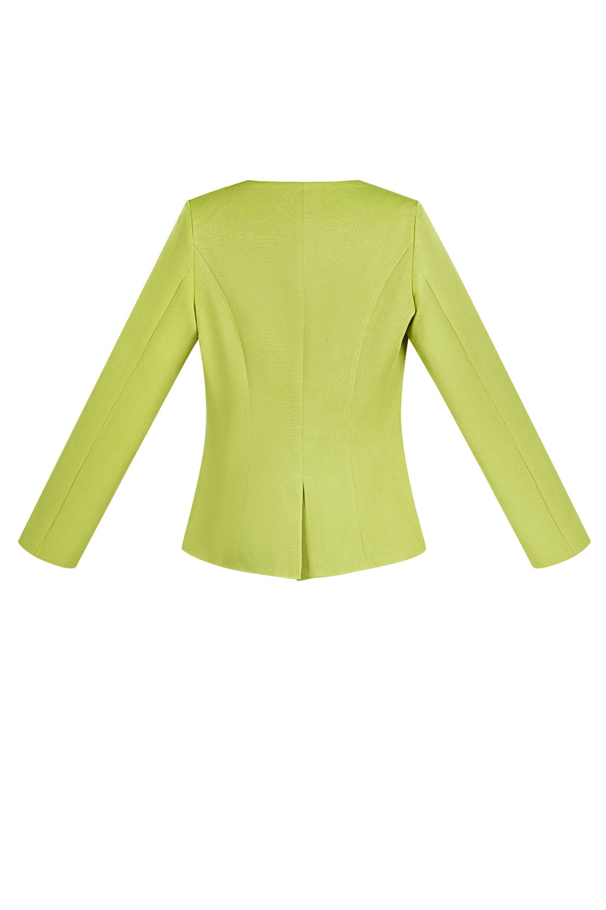 Trendy Blazer Top - lime