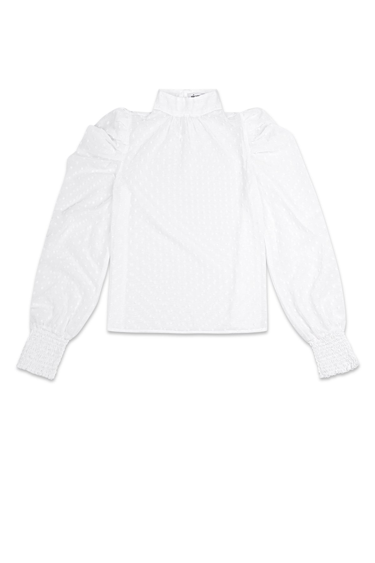 Blouse met bolletjes