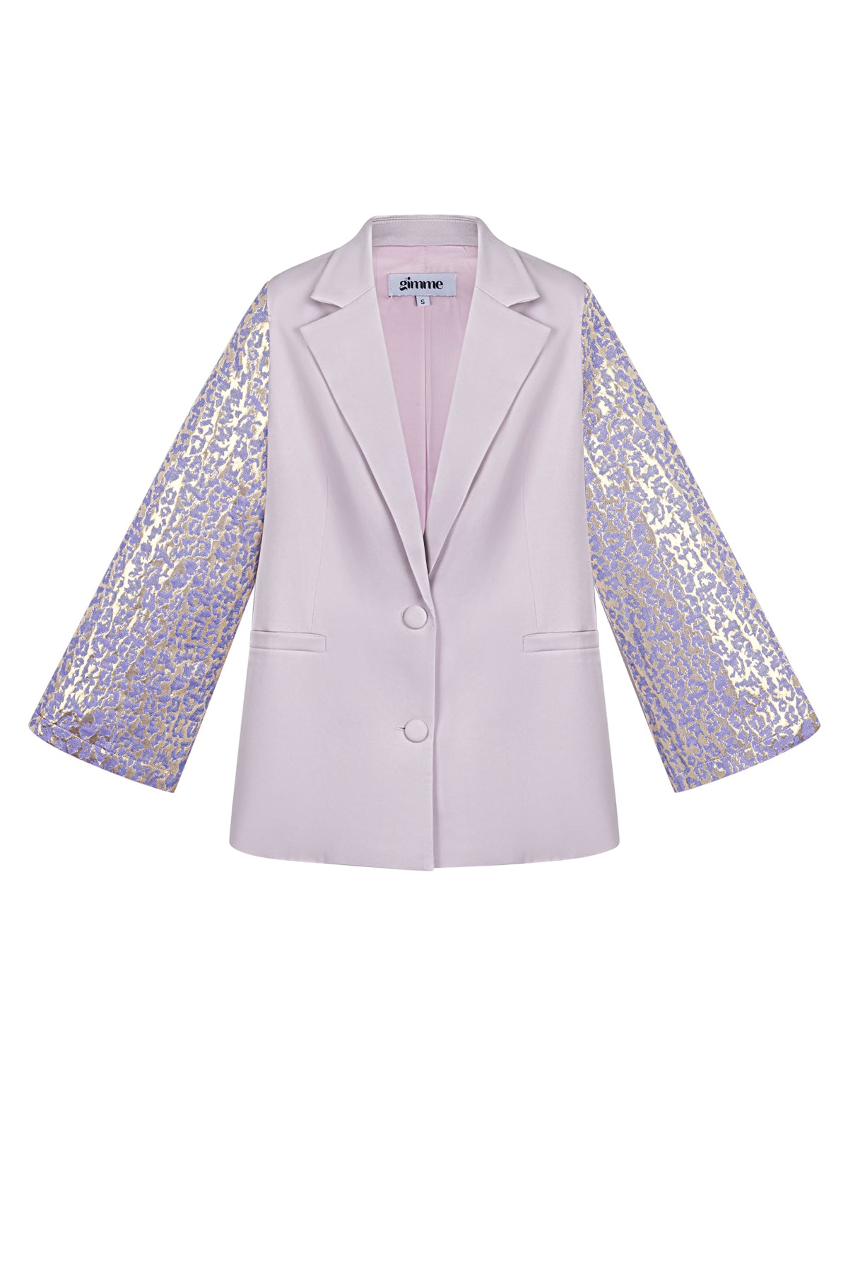 Blazer met panter mouwen