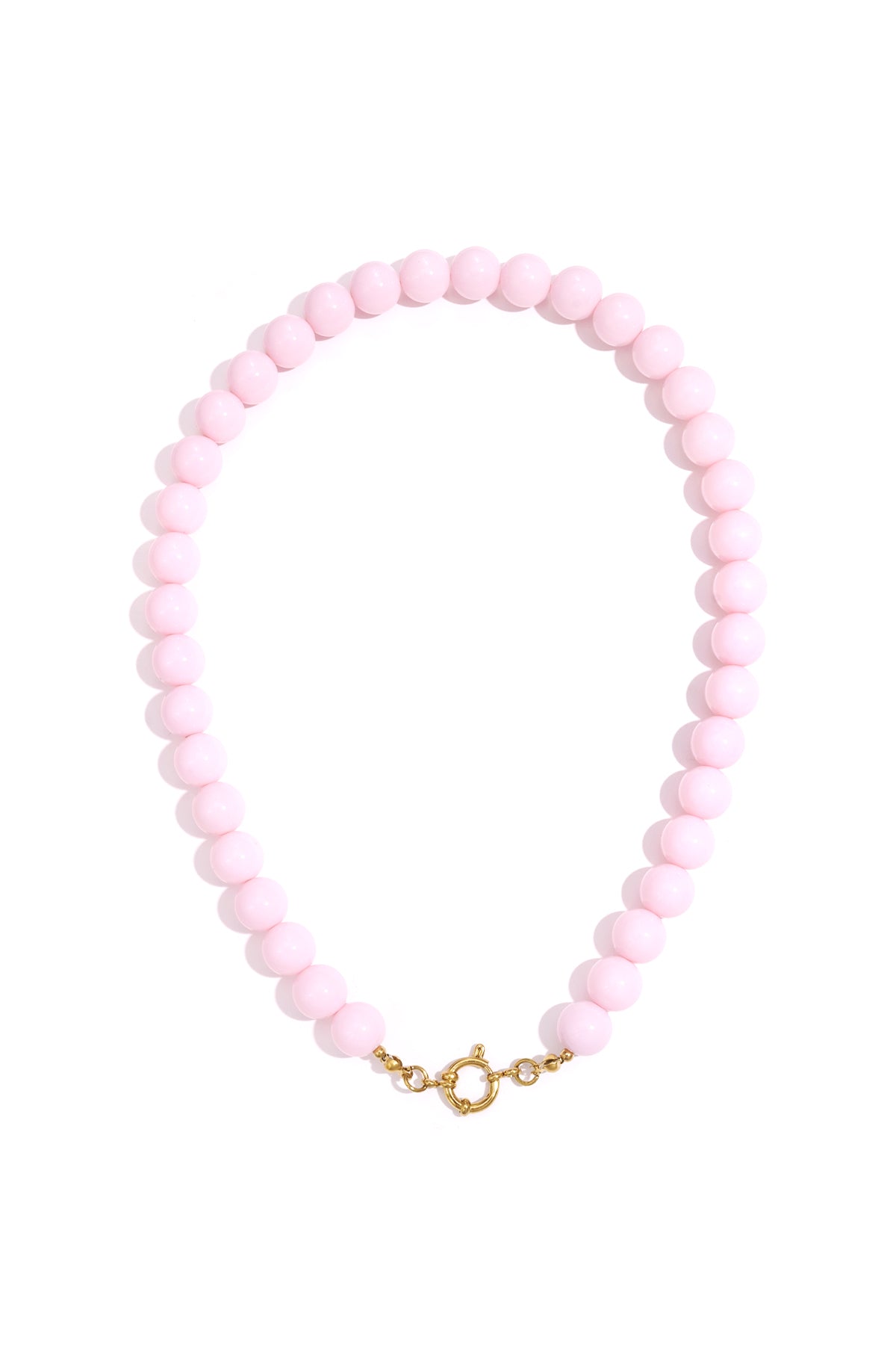 Gekleurde kleine kralenketting-12mm