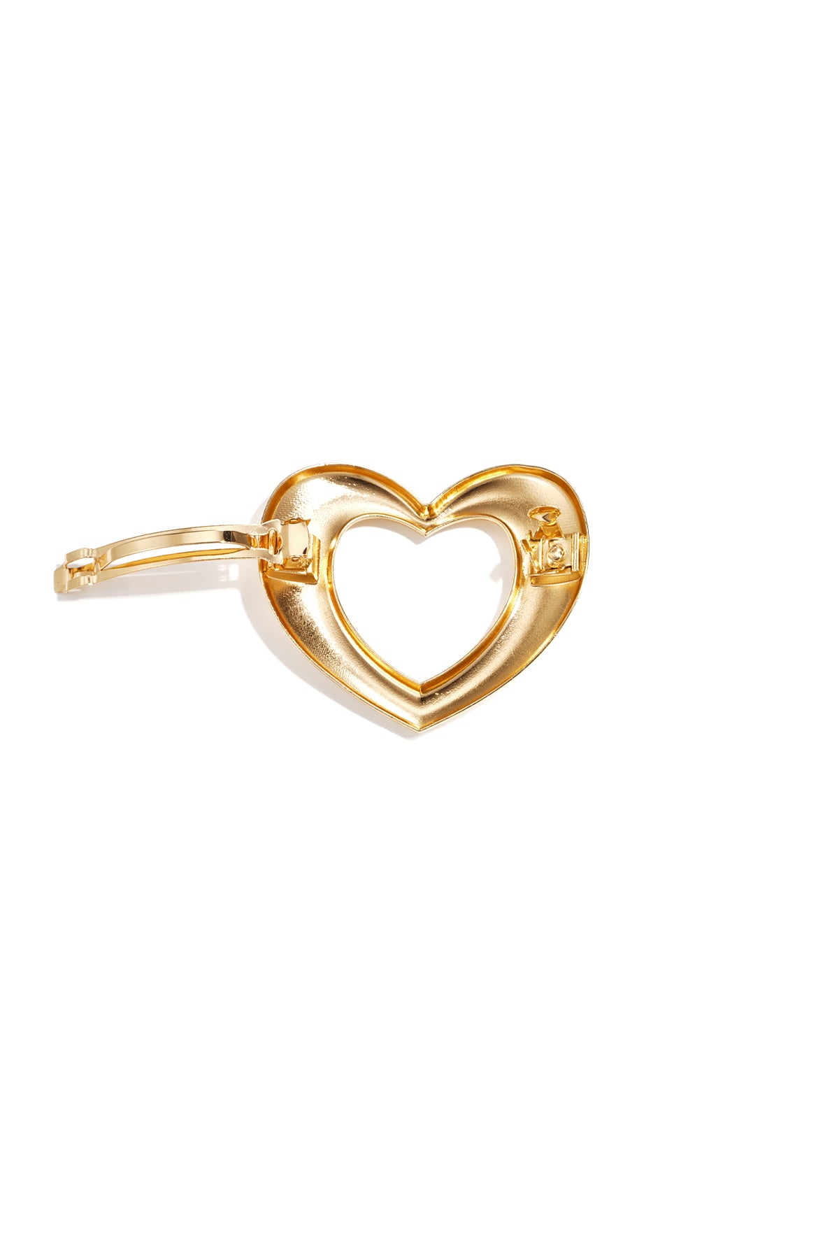 Haarclips met hartje, dagelijkse accessoires van legering