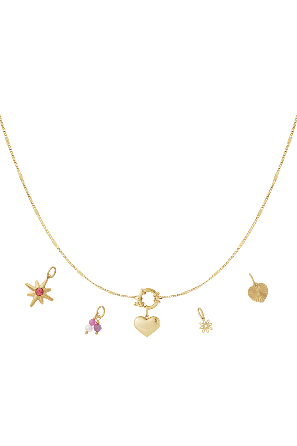Mini hartje DIY ketting