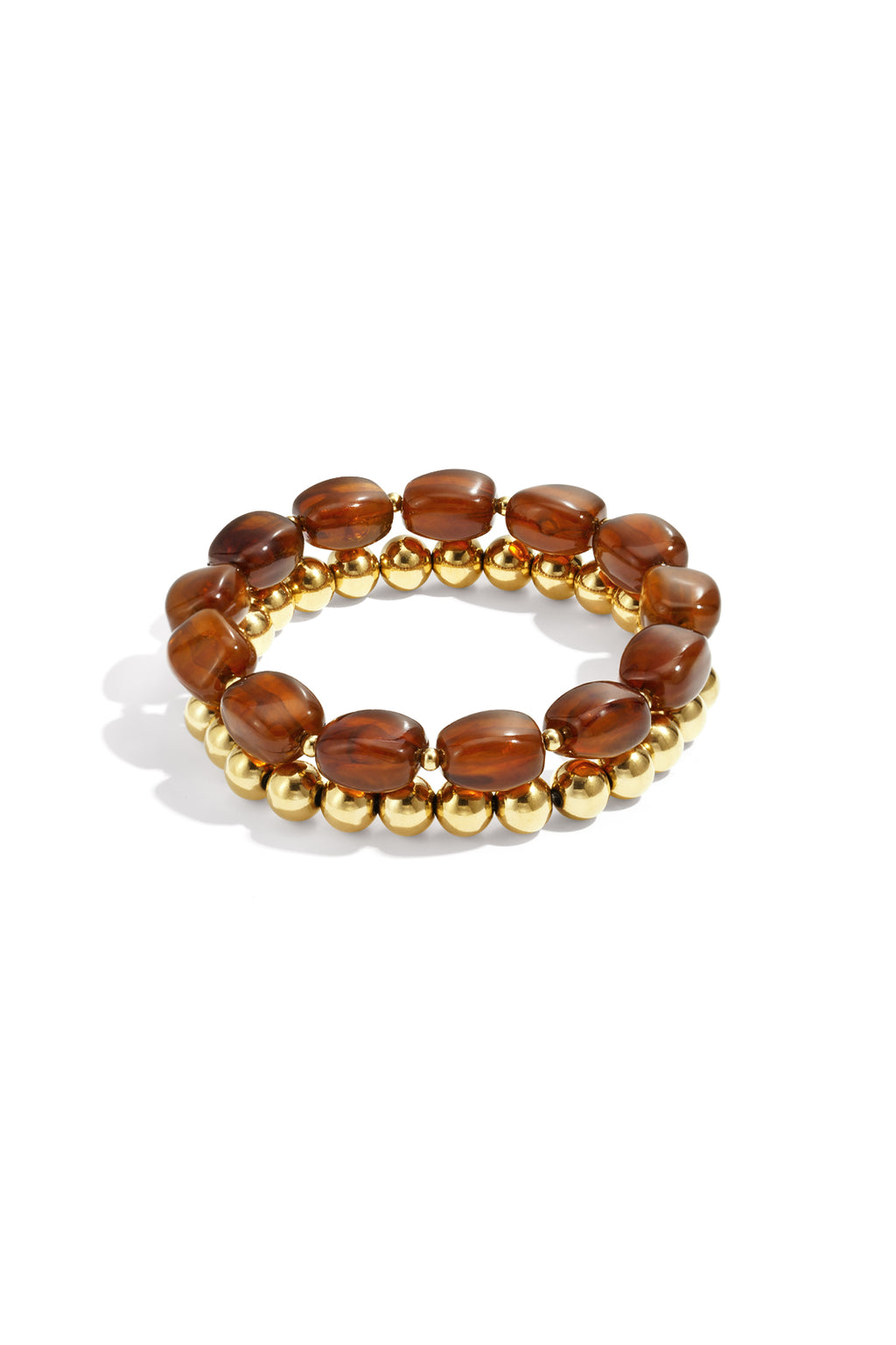 Armbanden met kralen van roestvrij staal, kralen, casual, dagelijks, eenvoudig, serie, damessieraden