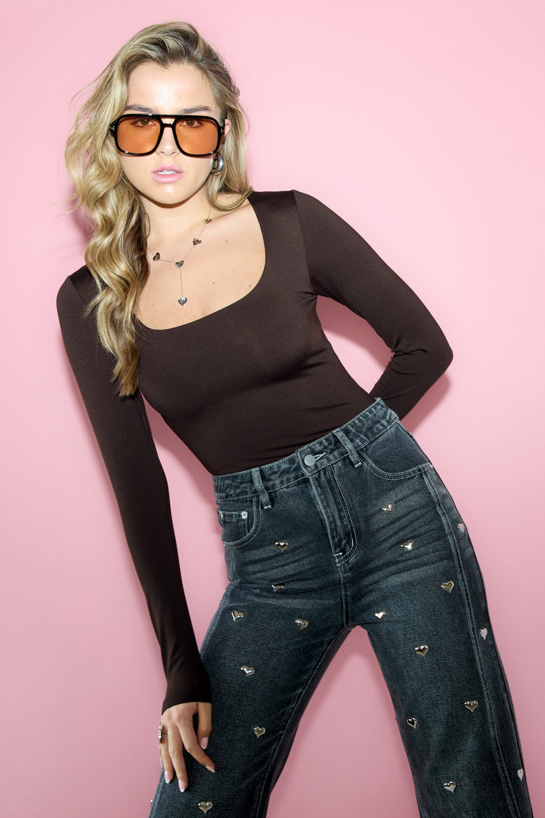 Nylon Shapewear Bodysuit Effen kleur Basic All Fit Kleding