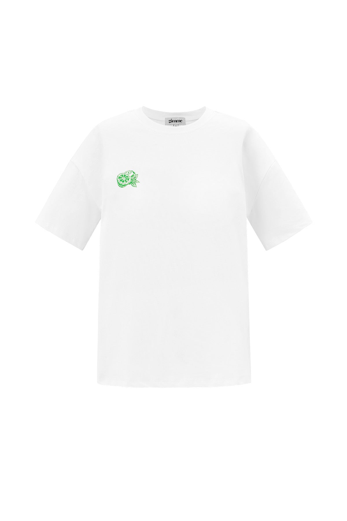 Gebreide Vrouwen T-shirt Casual Botanisch