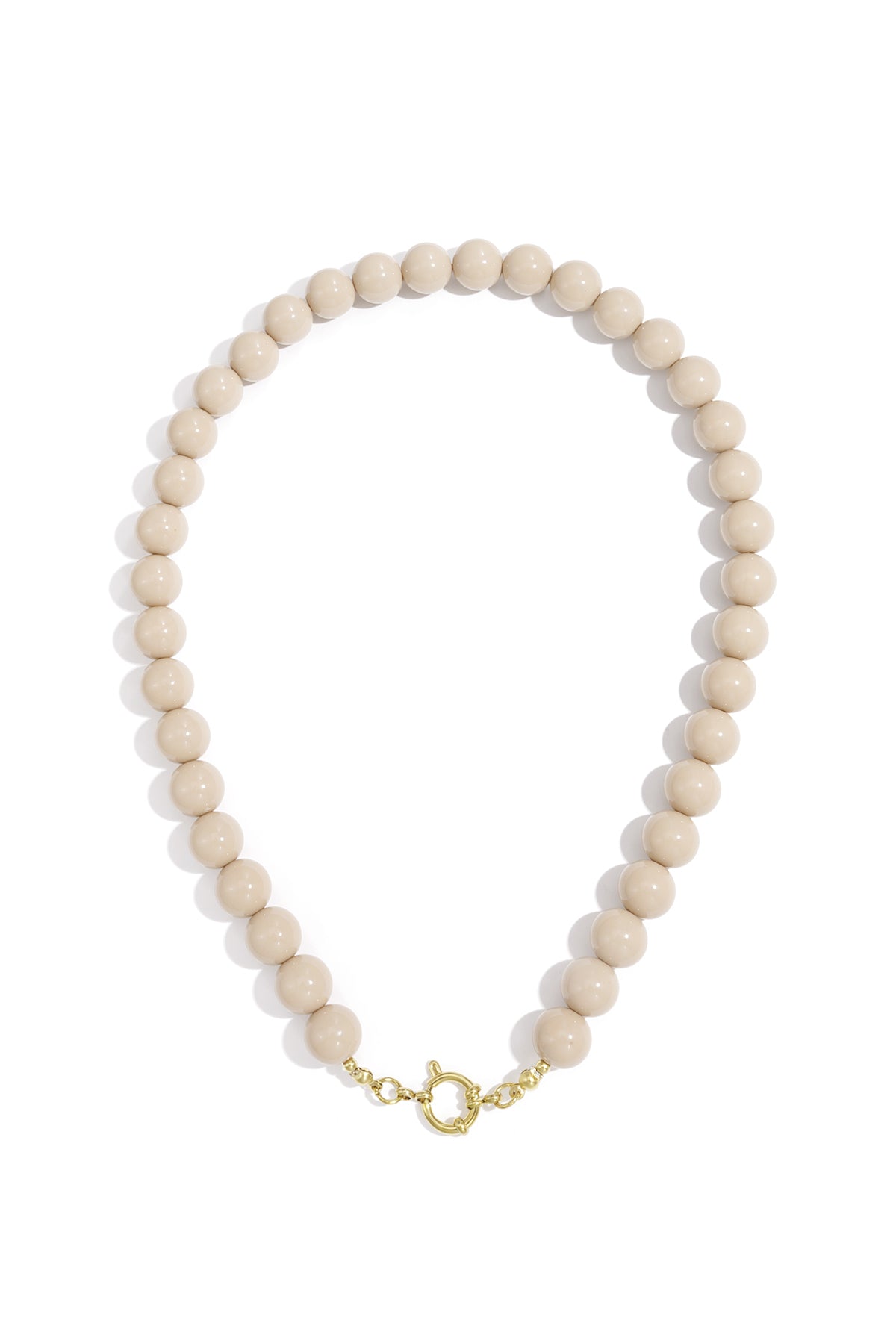 Gekleurde kleine kralenketting-12mm
