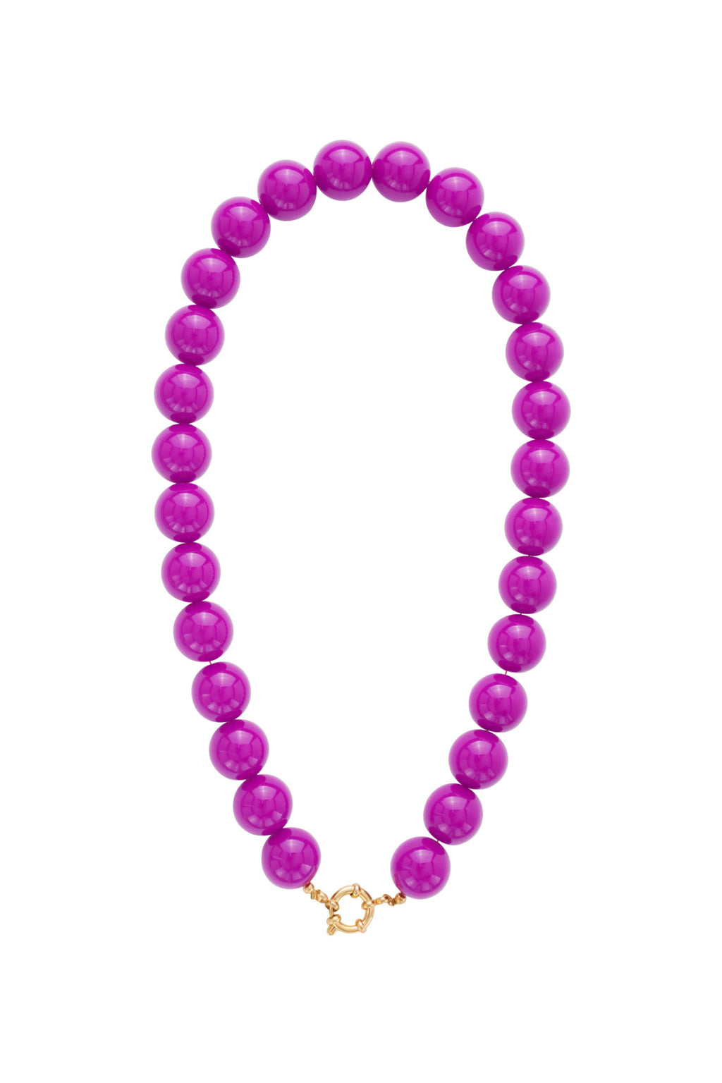 Hars kralen kettingen kralen casual dagelijks eenvoudig serie dames sieraden-15mm