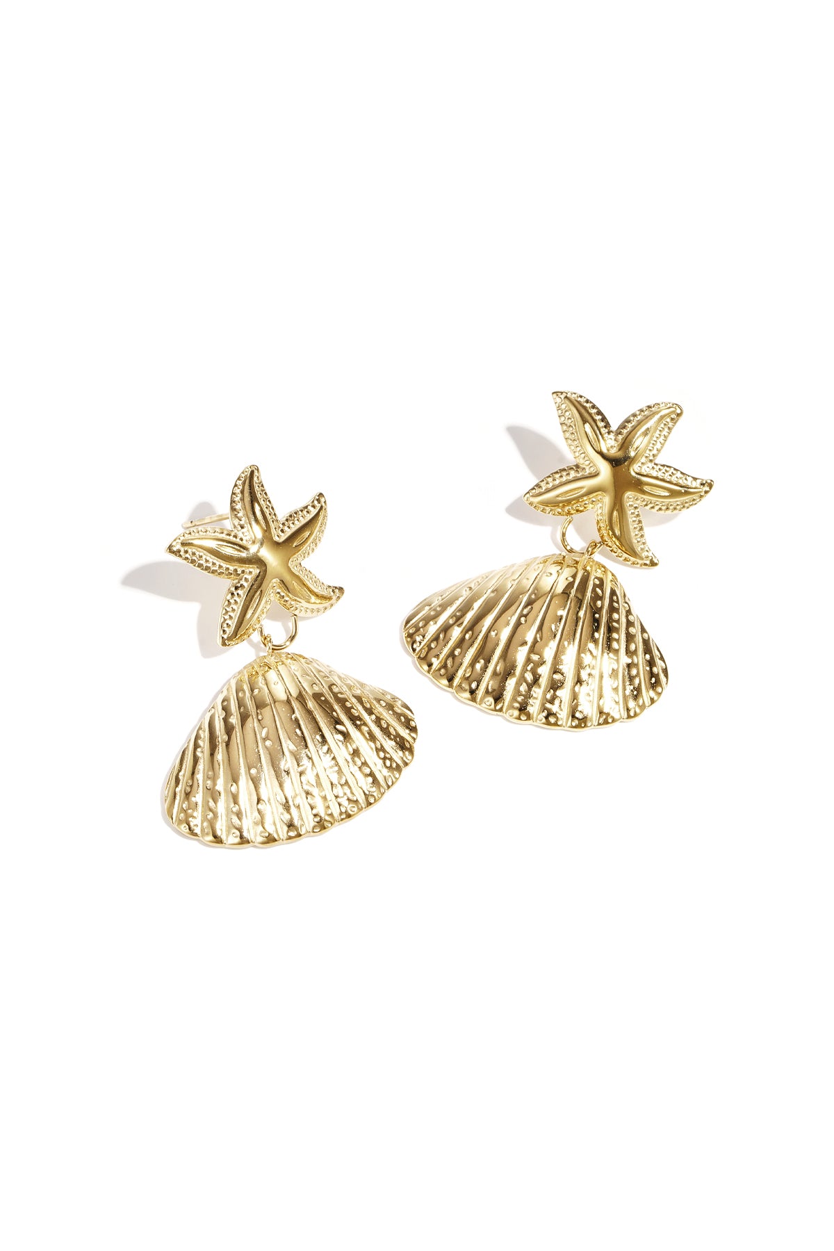 Roestvrijstalen oorbellen met hangertjes in de vorm van een zeester, casual en eenvoudig, voor dagelijks gebruik, damessieraden.