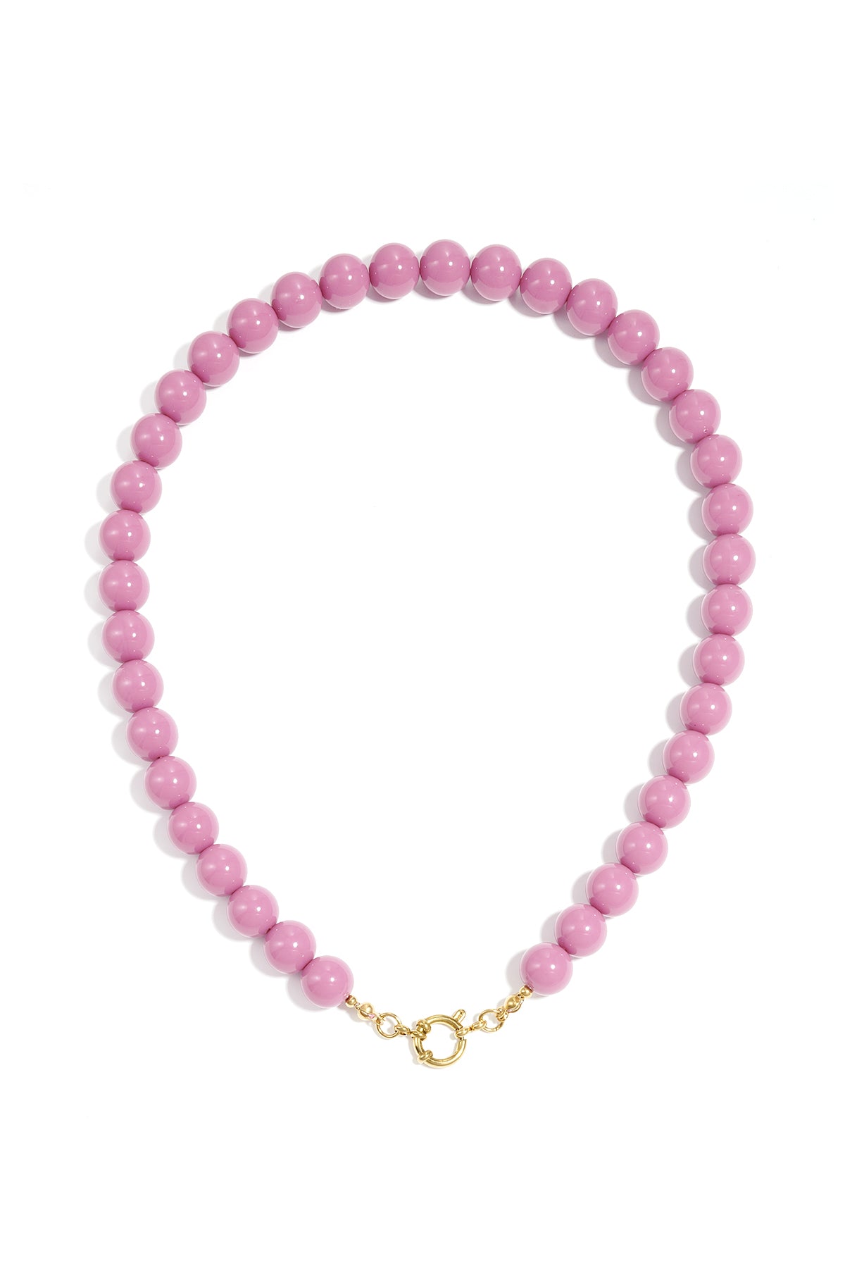 Gekleurde kleine kralenketting-12mm