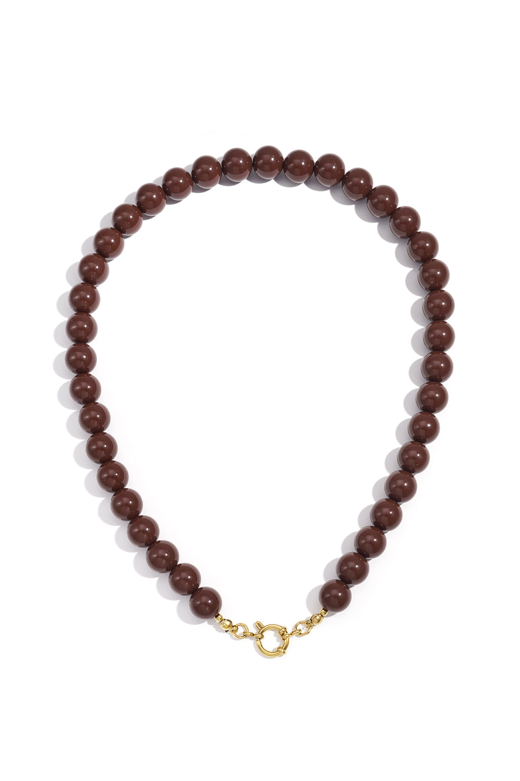 Gekleurde kleine kralenketting-12mm