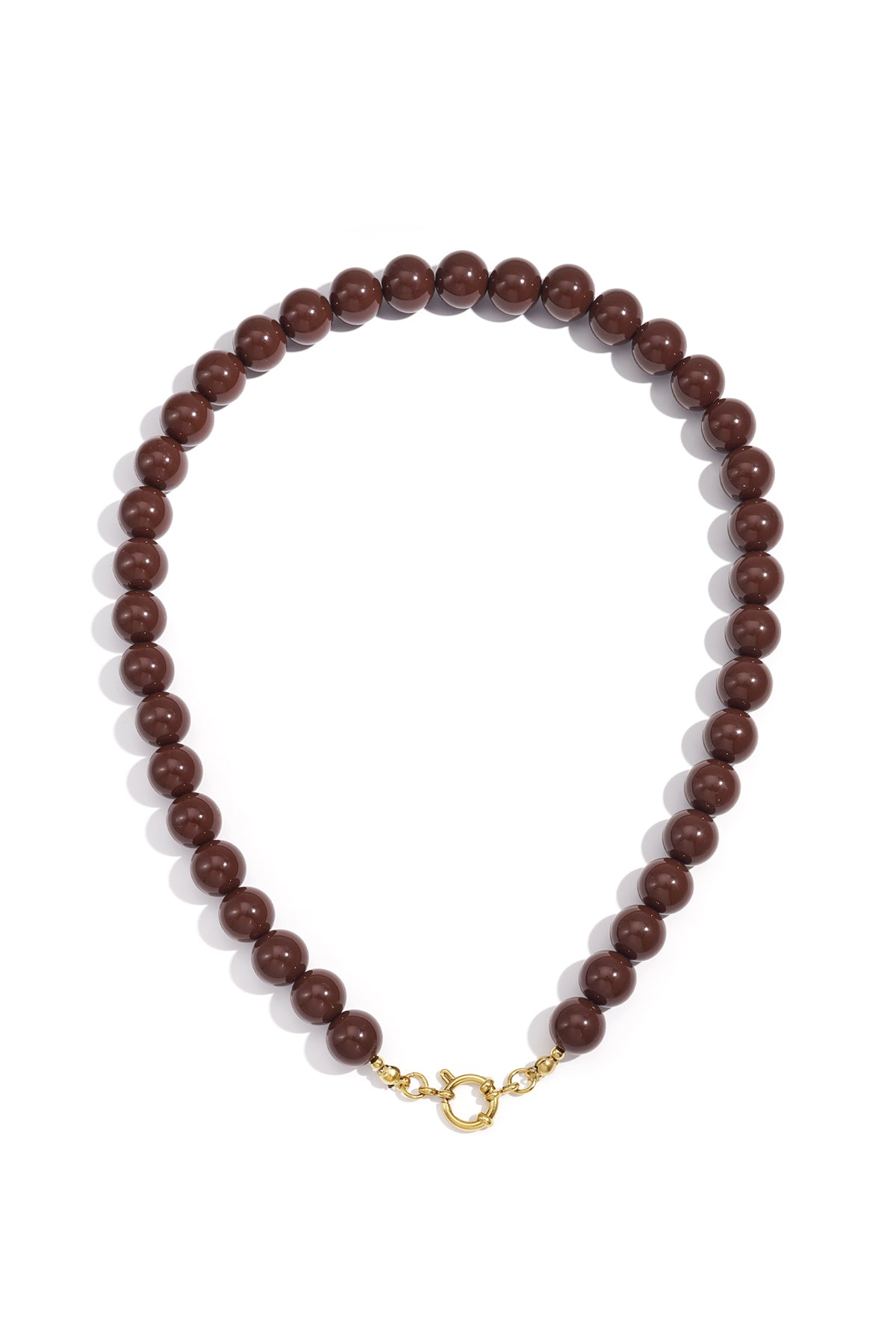 Gekleurde kleine kralenketting-12mm