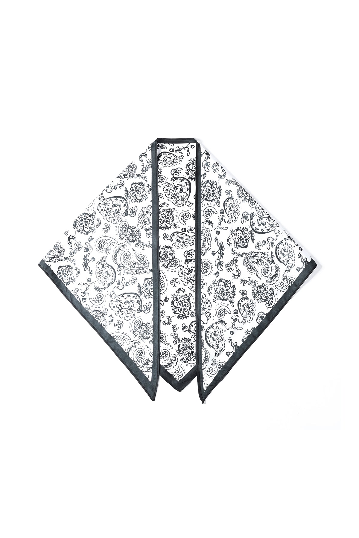 Zomersjaals in diverse kleuren, retro, polyester, dagelijkse accessoires