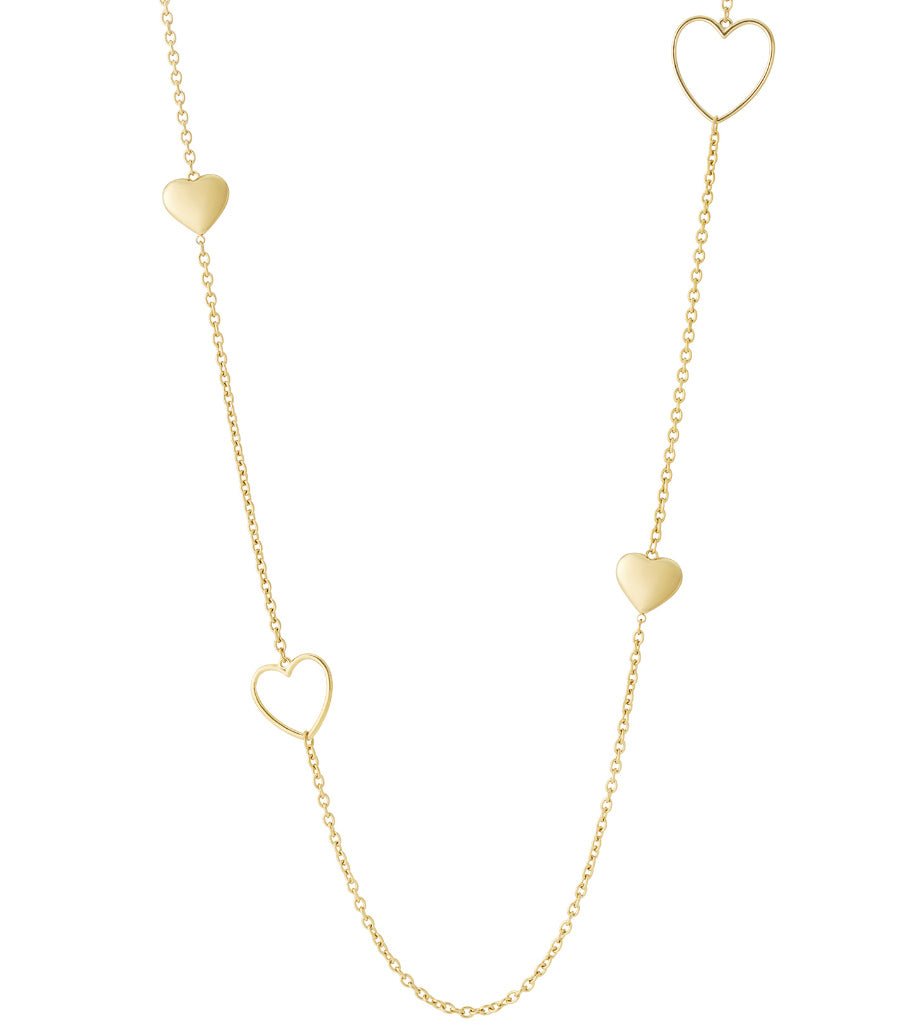 Amour lange ketting - 2 kleurenRojaluxe
