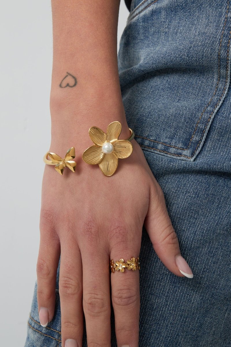 armband butterflower - 2 kleurenRojaluxe