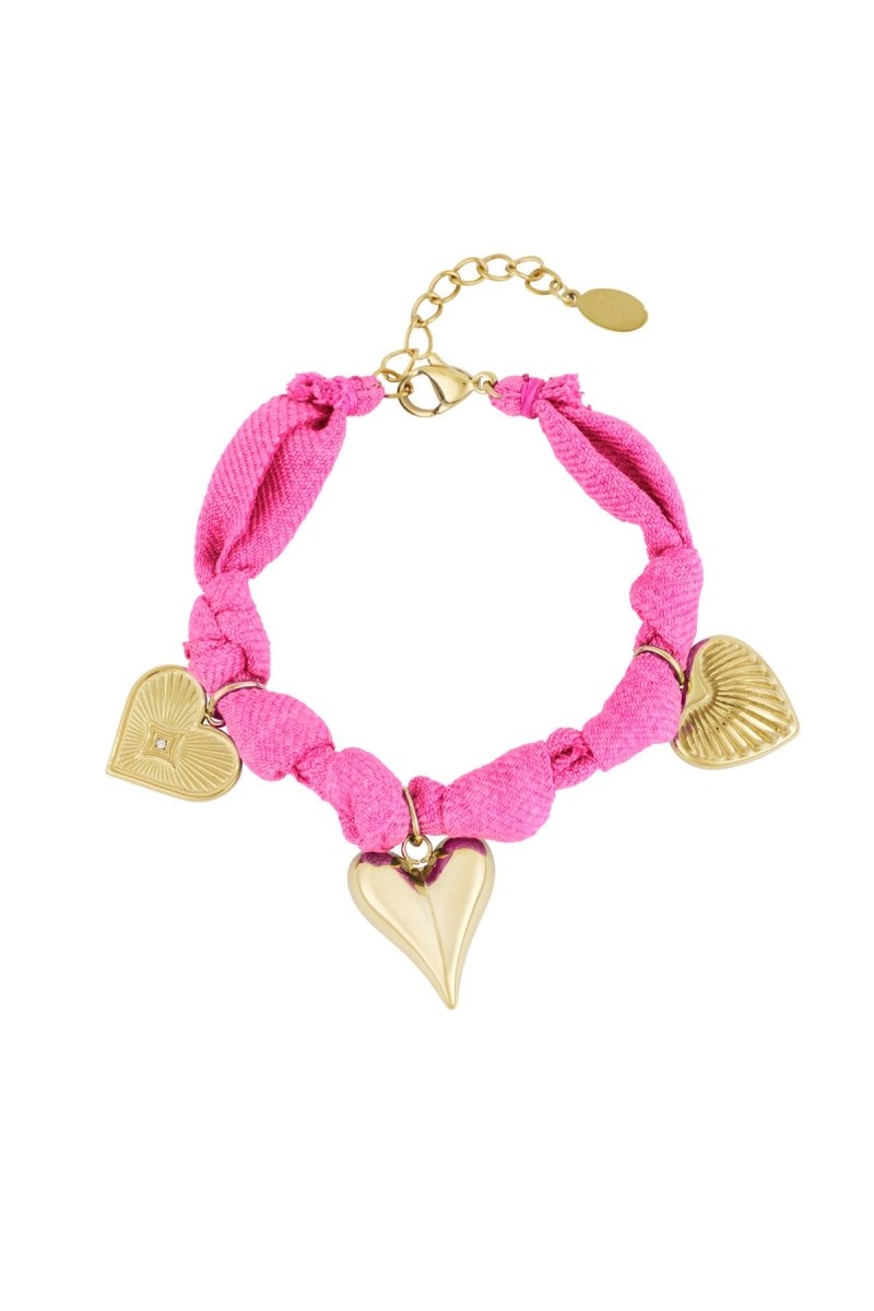 Armband color bliss heart - 2 kleurenRojaluxe