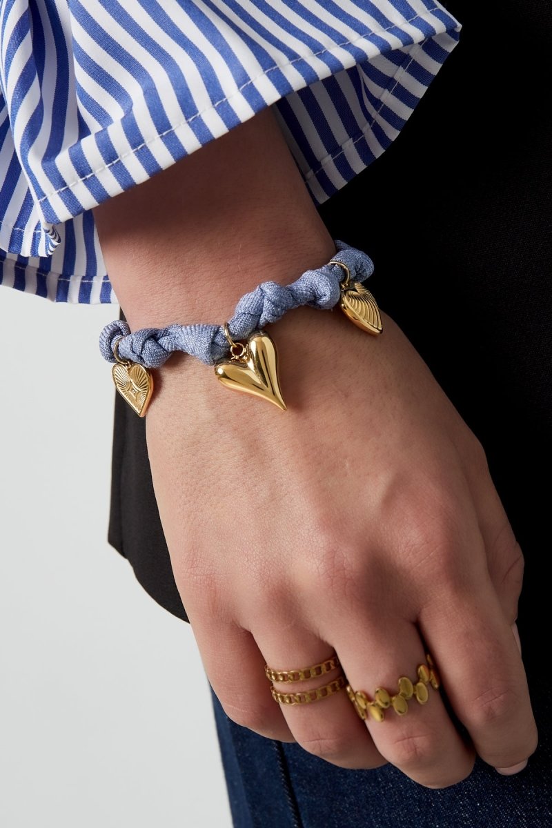 Armband color bliss heart - 2 kleurenRojaluxe