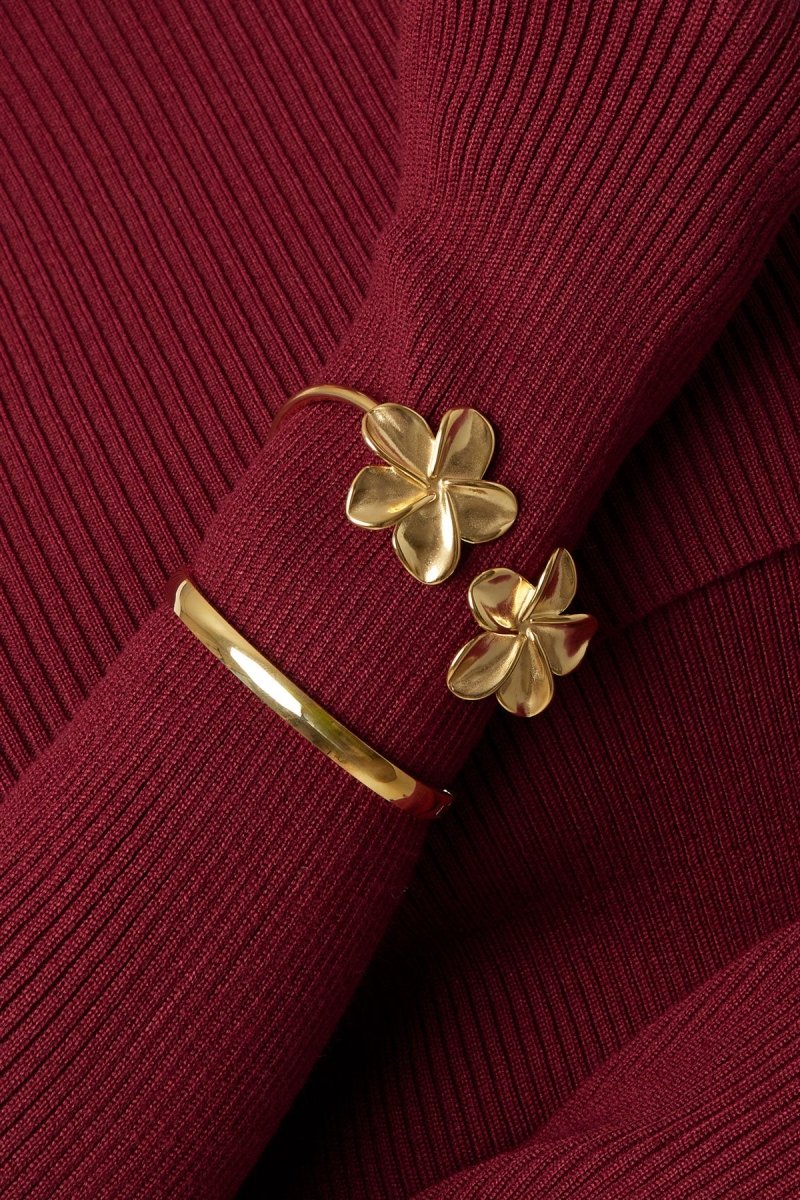 armband flower duo - 2 kleurenRojaluxe