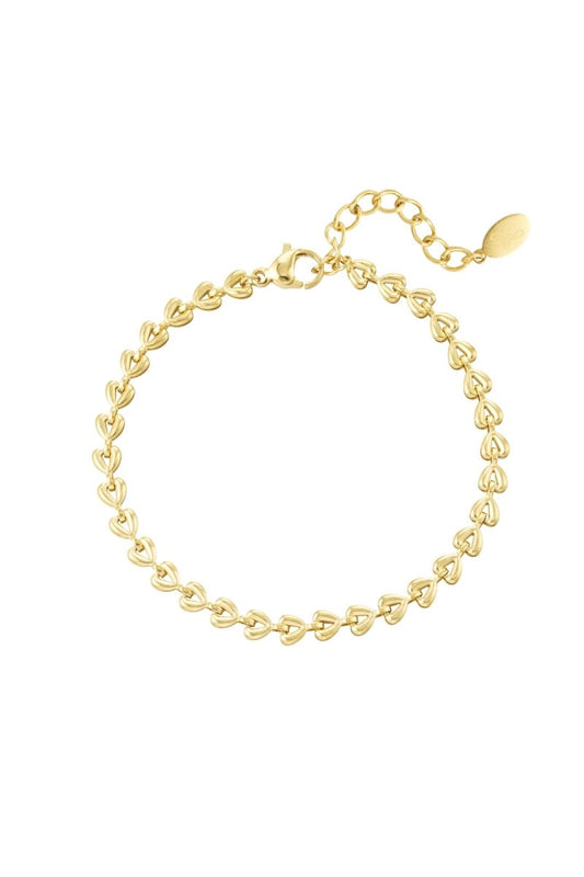 armband linked heartsRojaluxe
