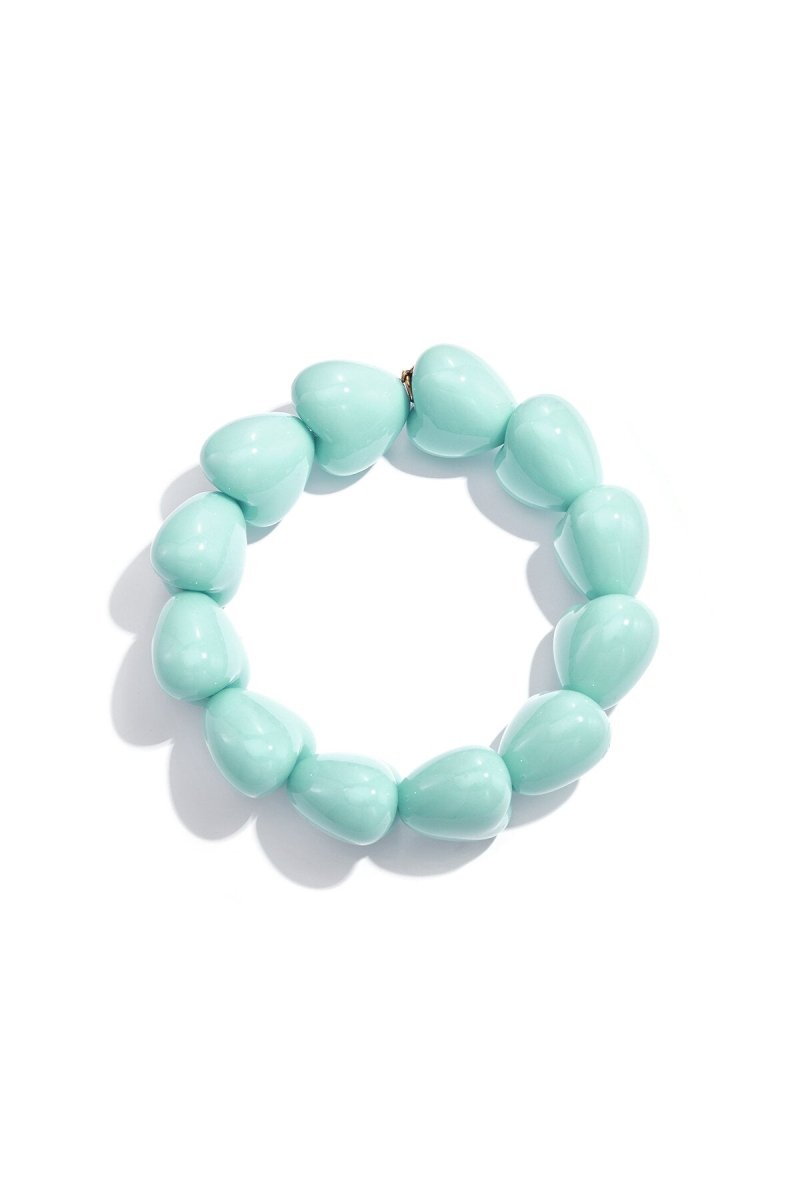 Armband met chunky harten kralen - 9 kleurenRojaluxe