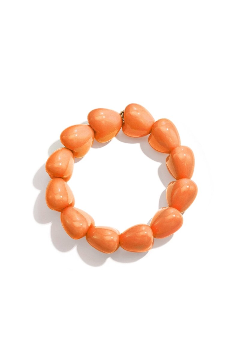 Armband met chunky harten kralen - 9 kleurenRojaluxe