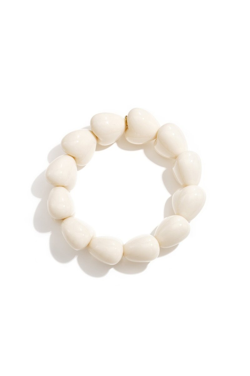 Armband met chunky harten kralen - 9 kleurenRojaluxe