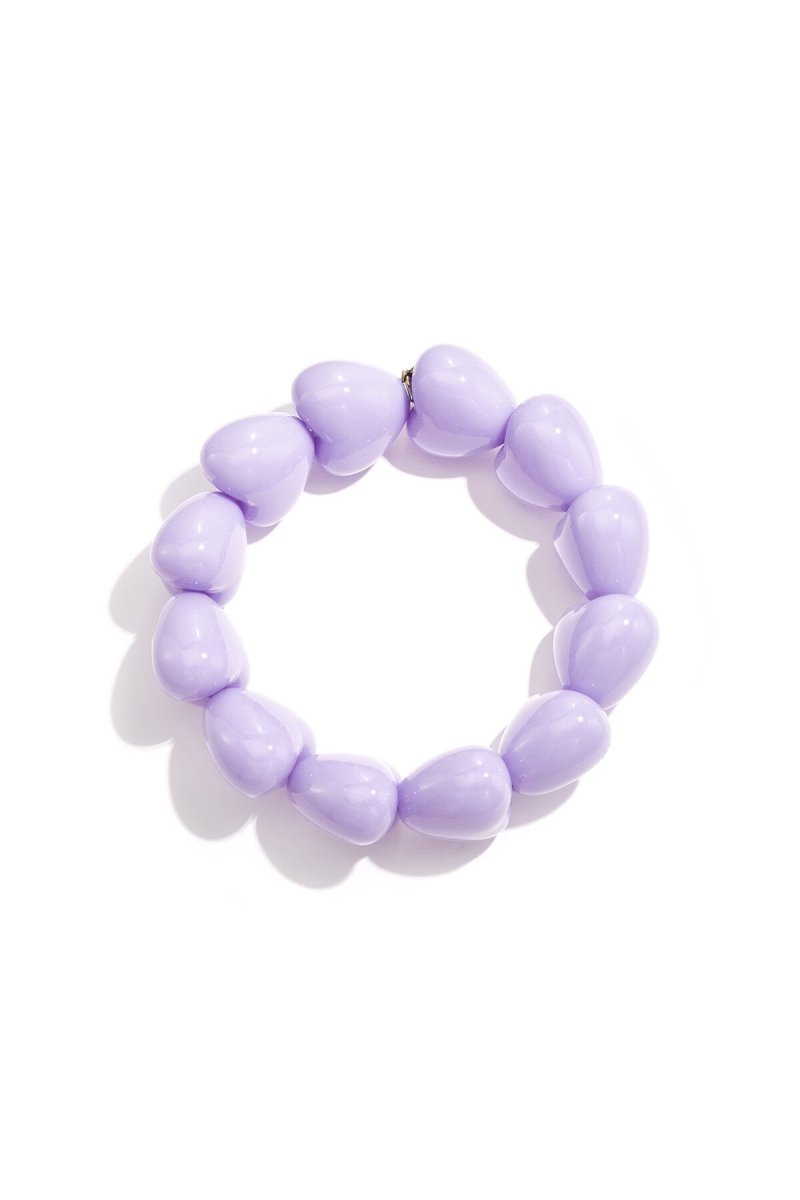 Armband met chunky harten kralen - 9 kleurenRojaluxe