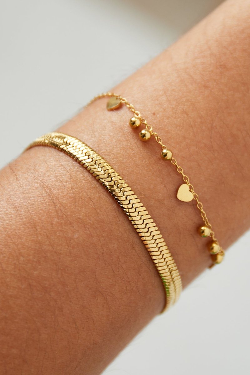 Armband met Fijn Schakelontwerp - 2 kleurenRojaluxe