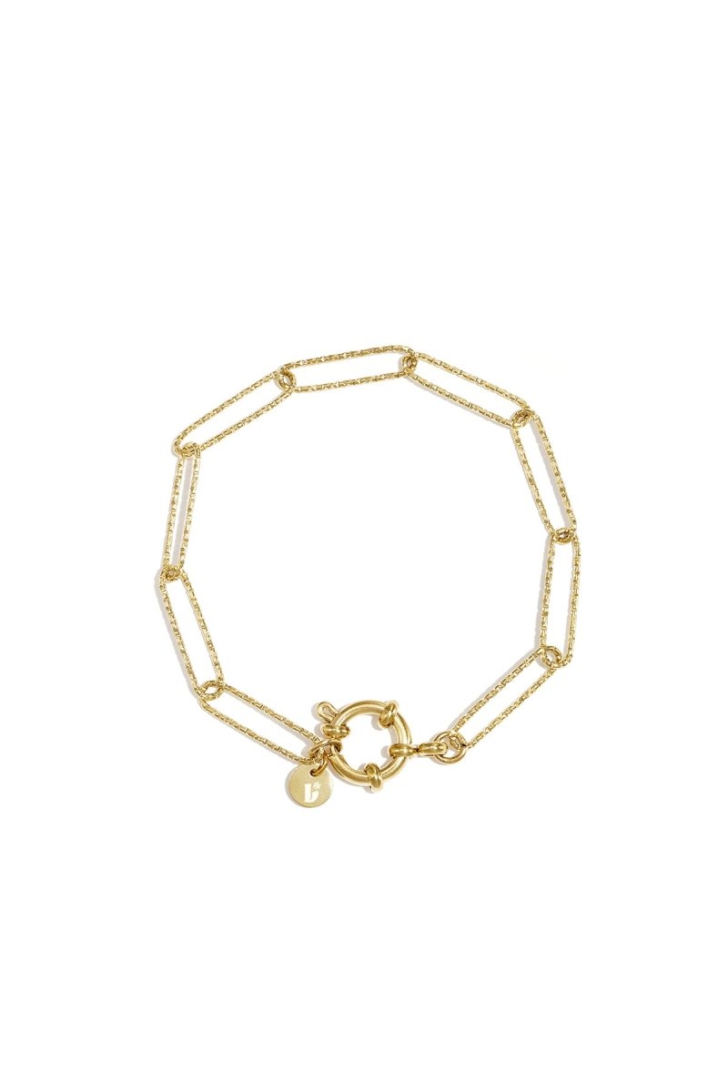 Armband met frontsluiting en lange schakelsRojaluxe