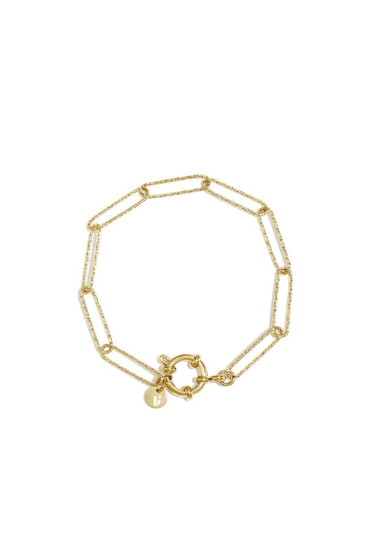Armband met frontsluiting en lange schakelsRojaluxe