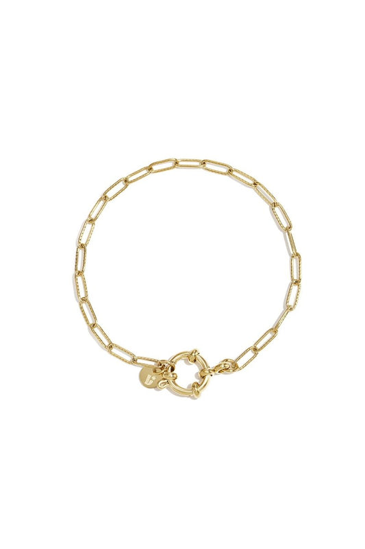 Armband met frontsluiting en ovale schakelsRojaluxe