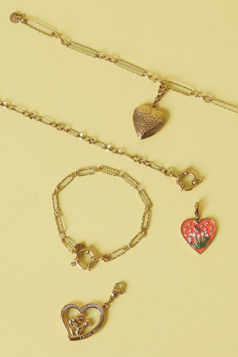 Armband met frontsluiting en wisselende schakelsRojaluxe