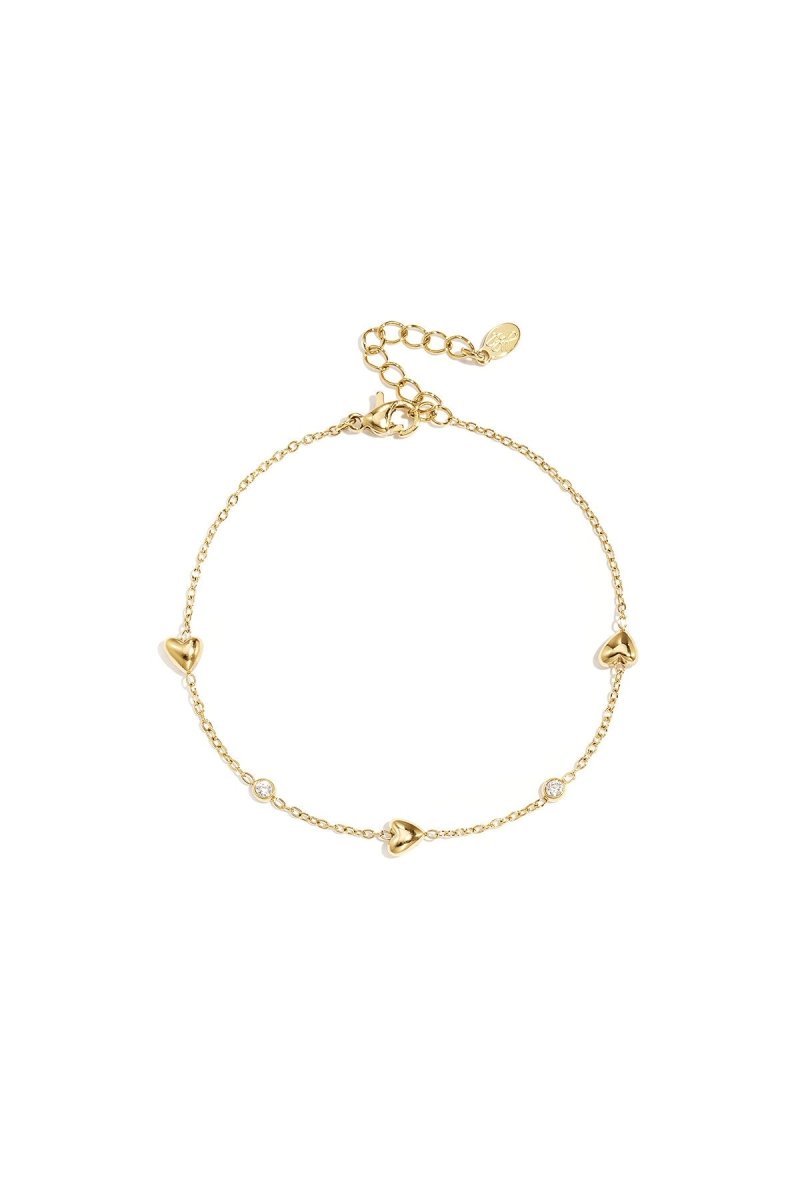 Armband met gevulde hartjesRojaluxe