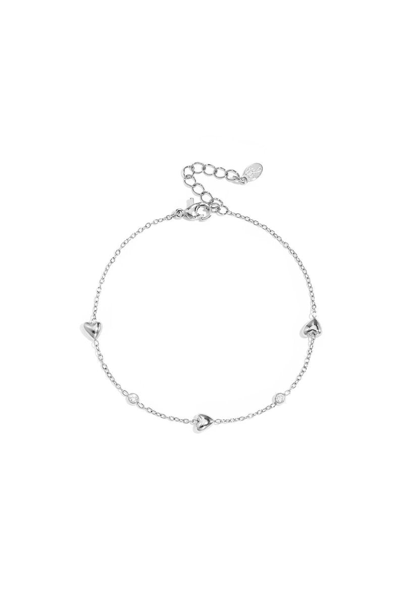 Armband met gevulde hartjesRojaluxe