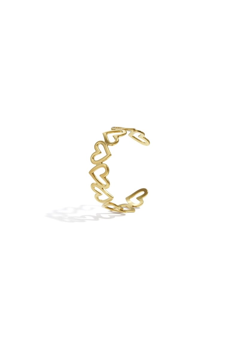 Armband met hartvormige schakels – Goud & ZilverRojaluxe